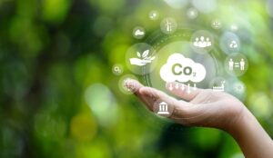 Carbon removal stock image